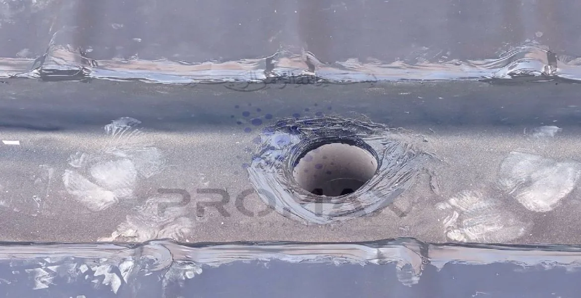 Fujairah Plastic - metal roof waterproofing project by Promax in Dubai, UAE